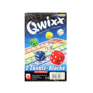 Nürnberger-Spielkarten Qwixx 2 Zusatzblöcke