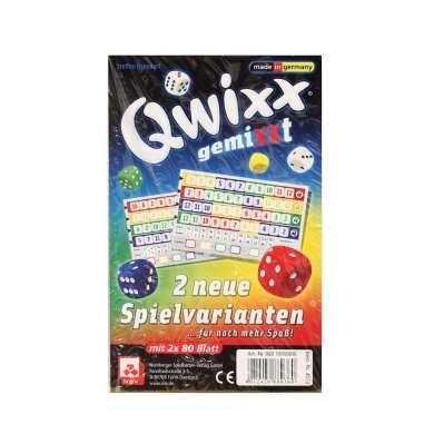 NSV Qwixx gemiXXt - 2 neue Spielvarianten / Zusatzblock