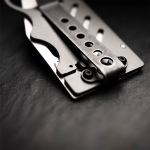 Böker Plus Credit Card Knife Taschenmesser - Titangrau