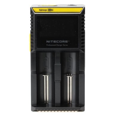 Nitecore DigiCharger D2EU 2-Schacht Ladegerät mit LCD