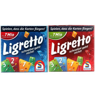 Schmidt Spiele Ligretto 8 Spieler - Vorteilspack (blau + rot)