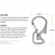 Fenix ALB-20 Multifunktions-Karabiner - Silber