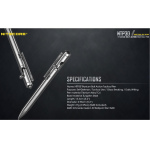 Nitecore NTP30 Titan Pen - Silber