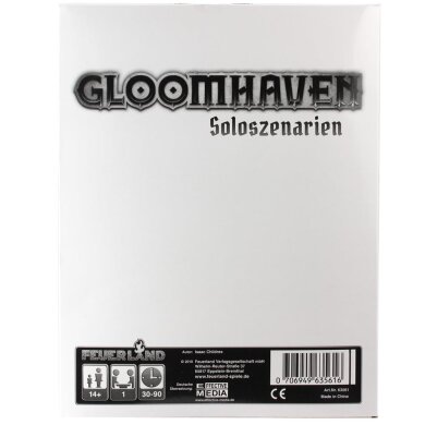 Feuerland Gloomhaven Solo-Szenarien (deutsch)