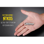 Nitecore NTK05 Titan Knife Taschenmesser - Silber