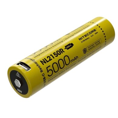 Nitecore NL2150R 21700 Li-Ion Akku 3,6V 5000mAh mit USB