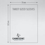 Gamegenic Matte Tarot-Sized Sleeves Kartenschutzhüllen 73x122mm (50 Stück)