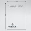 Gamegenic Matte 7 Wonders Sleeves Kartenschutzhüllen 67x103mm (80 Stück)