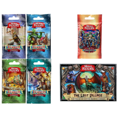 Hero Realms - 4er Journeys + Ancestry Pack + The Lost Village Value Pack (EN)