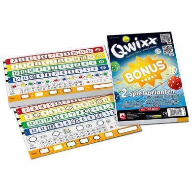 Nürnberger-Spielkarten Qwixx Bonus 2 Zusatzblock