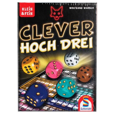 Schmidt Spiele Clever hoch Drei - Würfelspiel (DE)