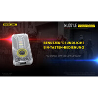 Nitecore NU07 LE Signalleuchte 15 Lumen - Transparent 5