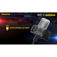 Nitecore NU07 LE Signalleuchte 15 Lumen - Transparent 7