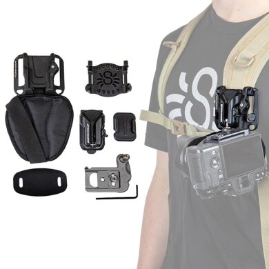 Spider X Backpacker Kit Holster - Rucksackadapter und Kameraplatte