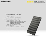 Nitecore NB10000 GEN2 Powerbank 10.000mAh - Schwarz