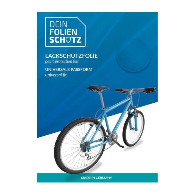 DEIN FOLIENSCHUTZ Lackschutz-Folie Fahrrad 21tlg Klebeset transparent matt