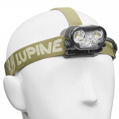 Lupine Blika R4 All-in-One 2400 Lumen Helm-/Stirnlampe mit Funk olive