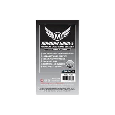 Mayday Premium Platinum Sleeves Hüllen 61x112mm 50 Stück - 7143