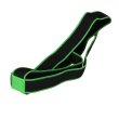 Feldherr Flex Cross Band - elastisches Gummiband für Spielboxen L (grün)