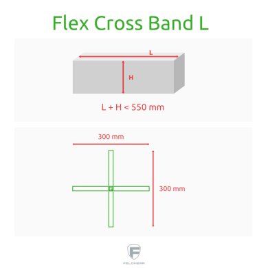 Feldherr Flex Cross Band Mix - Größe M/L/XL