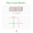 Feldherr Flex Cross Band - 3er Set L (grün)