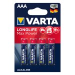 Varta Longlife Max Power 4er-Pack AAA / LR03 Batterien...