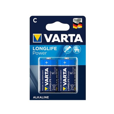 Varta Longlife Power 2er-Pack C Baby / LR14 Batterien 1,5 Volt