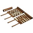 Philos Schach-Backgammon-Dame rollbares Spielfeld - Kunstleder (2801)