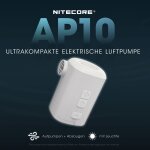 Nitecore AP10 Elektro-Luftpumpe mit LED-Leuchte (+)