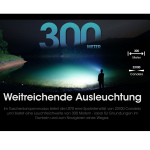 Nitecore LR70 LED Taschenlampe mit Powerbankfunktion 3000 Lumen - Weiß