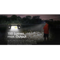 Nitecore NU11 Cliplampe 150 Lumen - Gelb/Schwarz 4