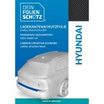 DEIN FOLIENSCHUTZ Ladekantenschutz Hyundai i30 III PD Limo (ab 2019) - Carbon Structure 3D