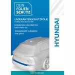 DEIN FOLIENSCHUTZ Ladekantenschutz Hyundai i30 III PD Limo (ab 2019) - Transparent Glossy