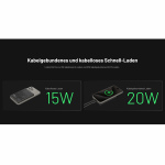 Nitecore NW5000 Powerbank mit MagSafe 5000mAh -  Schwarz