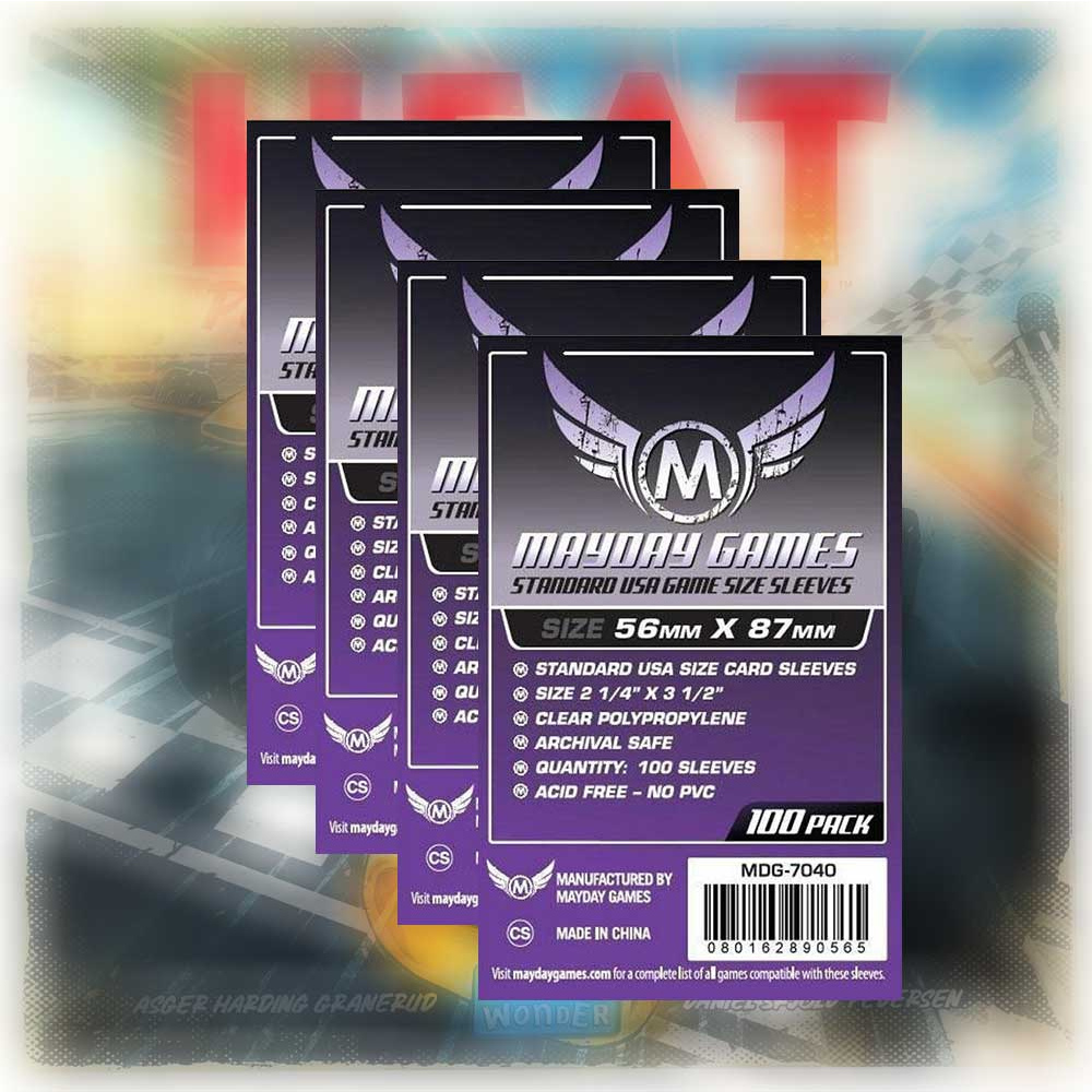 card sleeves for heat pedal to the metal Heat: insert ** Note Game Titles and their intellectual property rights are and TM of their respective rights holders Heat: Pedal to the Metal