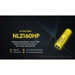 Nitecore NL2160HP 21700 - Li-Ion Akku 6000mAH mit bis zu 20A