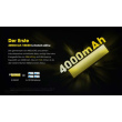Nitecore NL1840HP | 18650 geschützter Li-Ionen-Akku 400