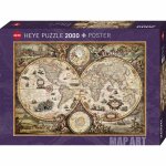 Heye Map Art "Vintage World" Puzzle - 2000 Teile