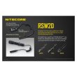 Nitecore Fernschalter RSW2D Kabelschalter mit gewundenem Kabel (+) (B-Ware)
