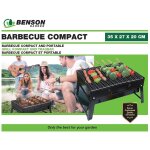 Benson Garden Barbecue Compact - Tragbarer Grill (+)