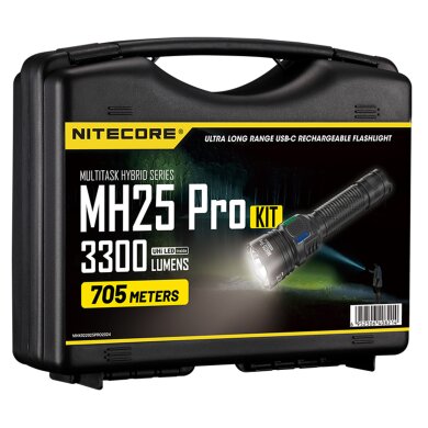 Nitecore MH25 Pro 3300 Lumen - LED Taschenlampe Hunting Kit