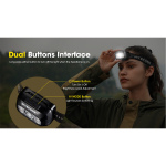 Nitecore NU30 LED-Stirnlampe 500 Lumen - Schwarz/Gelb