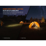 Fenix CL22R Campingleuchte mit USB-Anschluss 500 Lumen - Wild Green