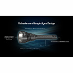 Nitecore MH40 Pro LED-Taschenlampe 3500 Lumen - Schwarz
