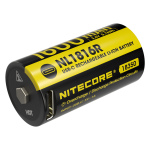 Nitecore NL1816R | 18350 Lithium-Ionen-Akku mit USB-C...