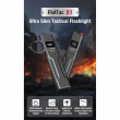 Klarus X1 E V3 FlatTac LED-Taschenlampe 4200 Lumen - Schwarz