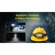 Nitecore HC75 UHE Stirnlampe mit E-Focus 3000 Lumen - Schwarz/Gelb