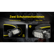 Nitecore HC75 UHE Stirnlampe mit E-Focus 3000 Lumen - Schwarz/Gelb