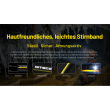Nitecore HC75 UHE Stirnlampe mit E-Focus 3000 Lumen - Schwarz/Gelb