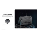 Nitecore NPP02 wasserdichte Crossbody Bag - Grau/Schwarz